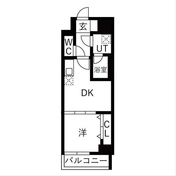 OAKLANCE 森下Ⅱ 606 間取り図
