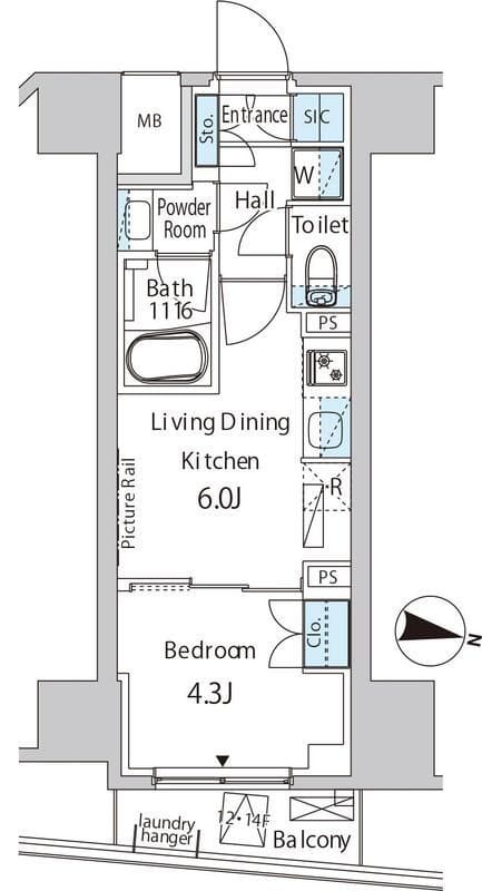 バウスフラッツ品川キャナルサイド 1503