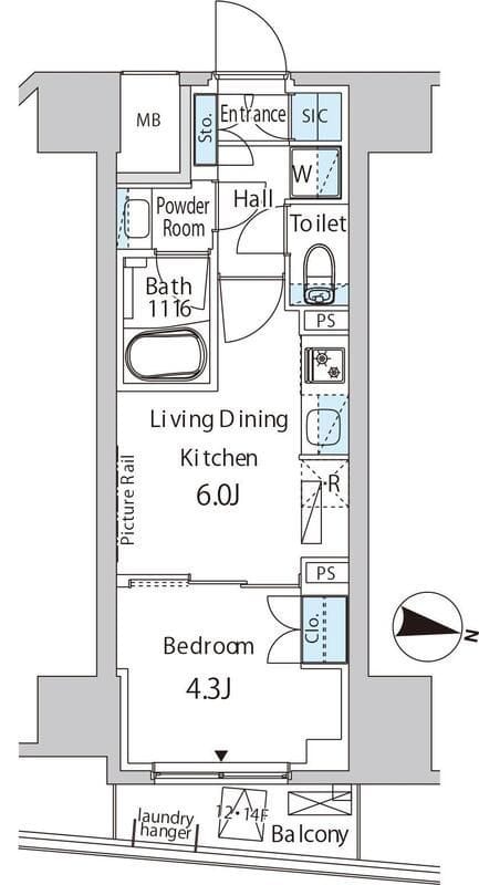 バウスフラッツ品川キャナルサイド 703