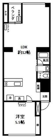 デイジーハウス 202 間取り図