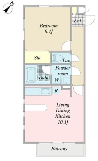 SERENO用賀 0203 間取り図