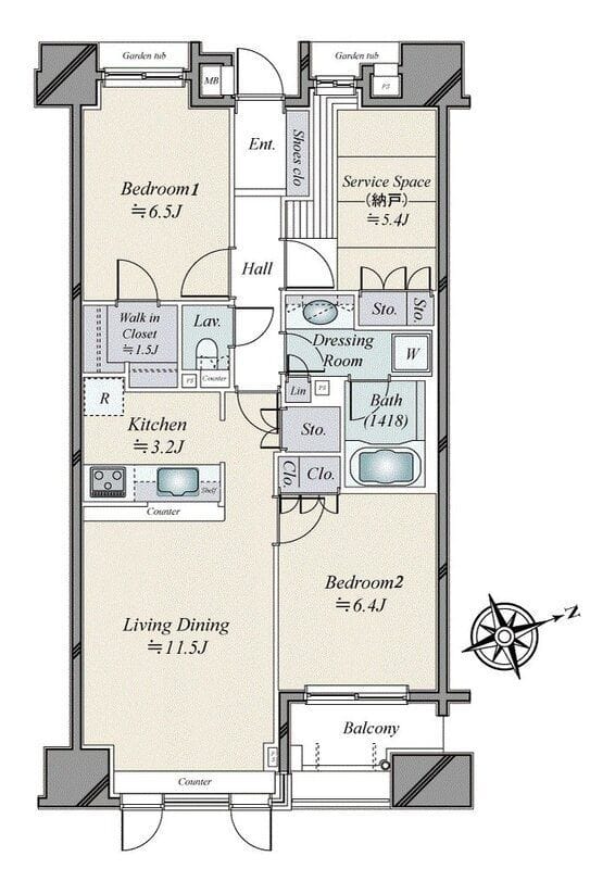 パークホームズセントラルシティ中央区湊の写真