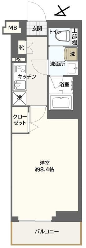 アイルグランデ押上ノースドゥーエ 204 間取り図