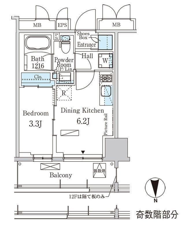 パークアクシス浅草田原町ガーデン 1002
