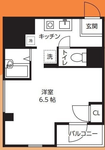 グランシャリオ蓮沼 602 間取り図