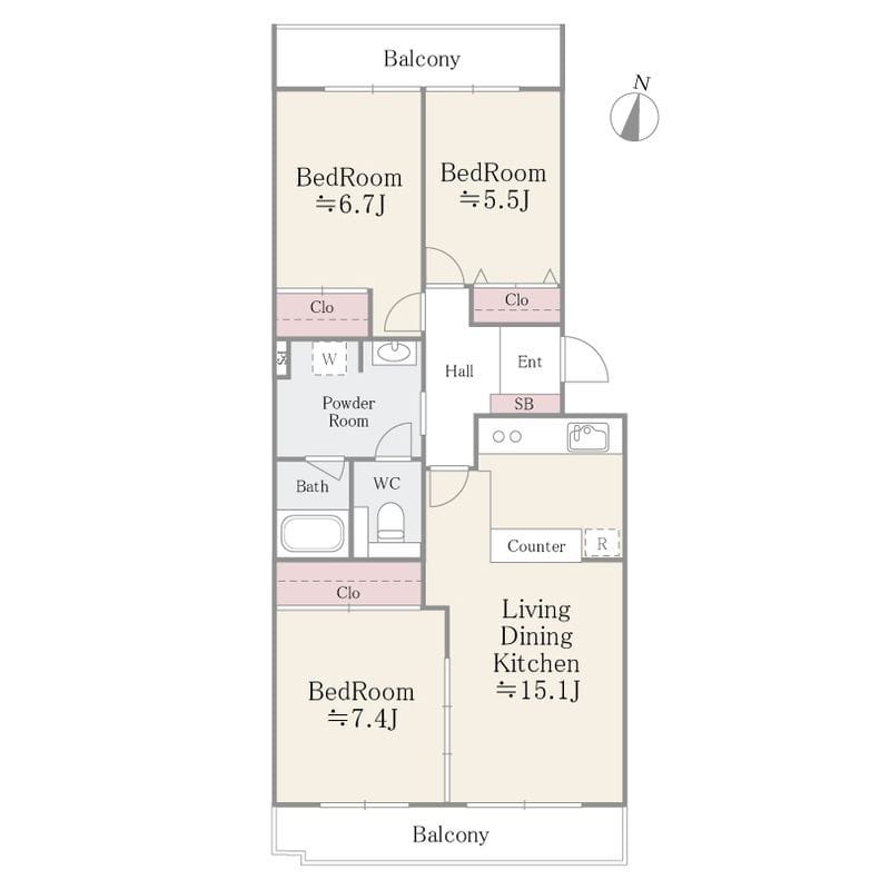 ラポール中川の写真