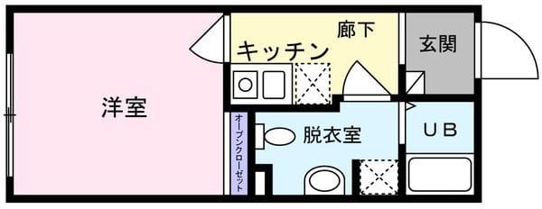 パークアローズ南砂 302 間取り図