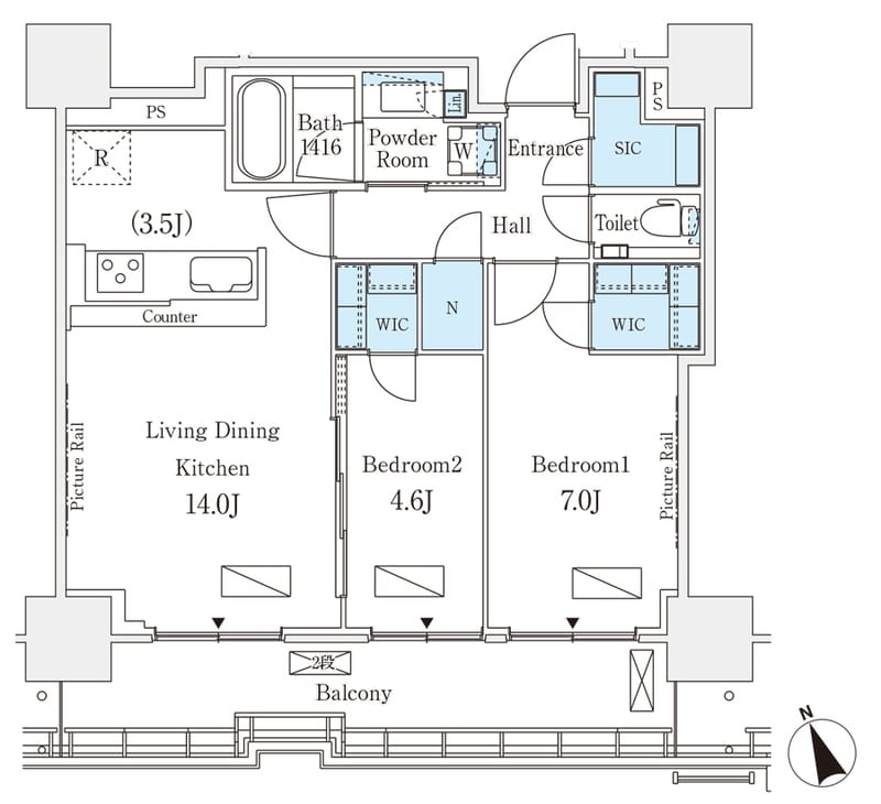 ロイヤルパークス品川 1006