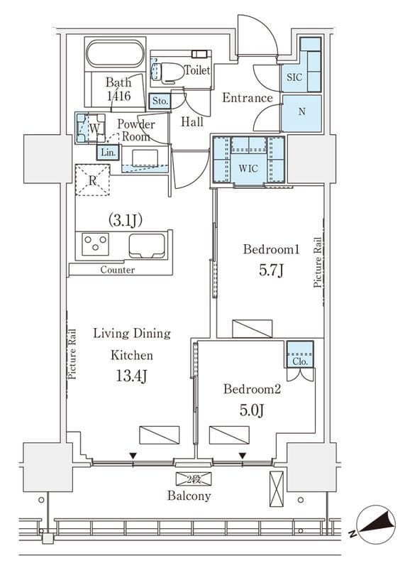 ロイヤルパークス品川 1112