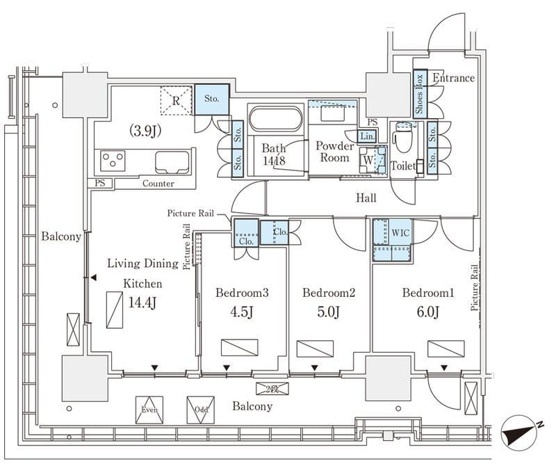 ロイヤルパークス品川 1305