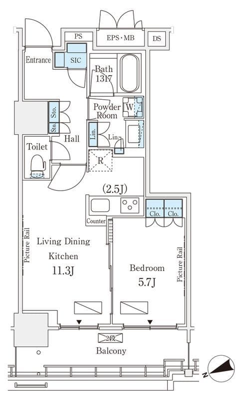 ロイヤルパークス品川 1408