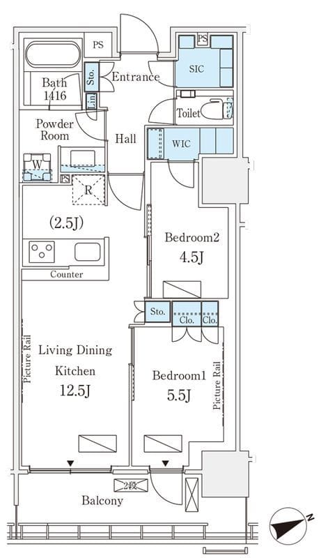 ロイヤルパークス品川 1701