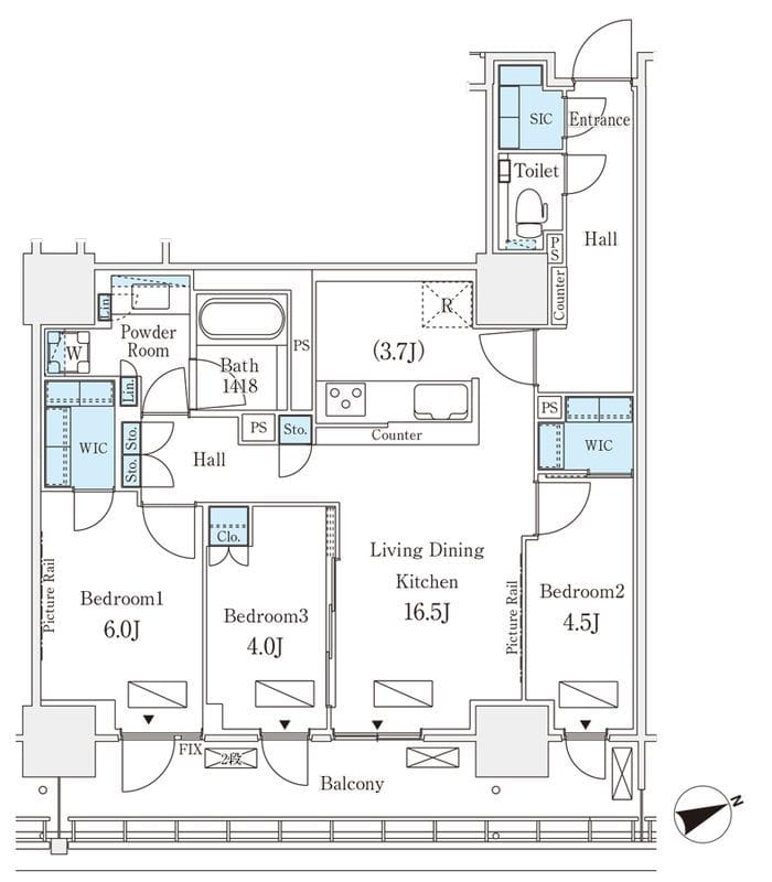 ロイヤルパークス品川 1702