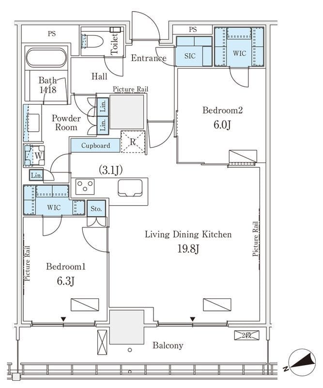 ロイヤルパークス品川 2308