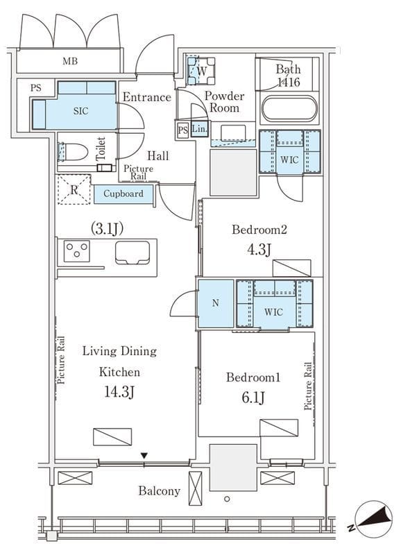 ロイヤルパークス品川 2512