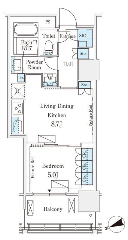 ロイヤルパークス品川 311