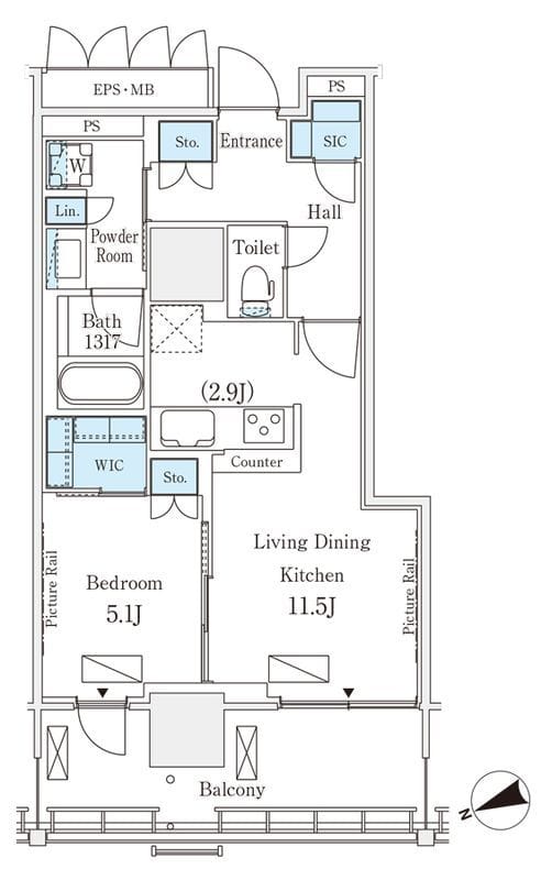 ロイヤルパークス品川 512