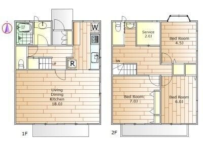 八雲テラスハウス A棟 44万円/入力なし/なし