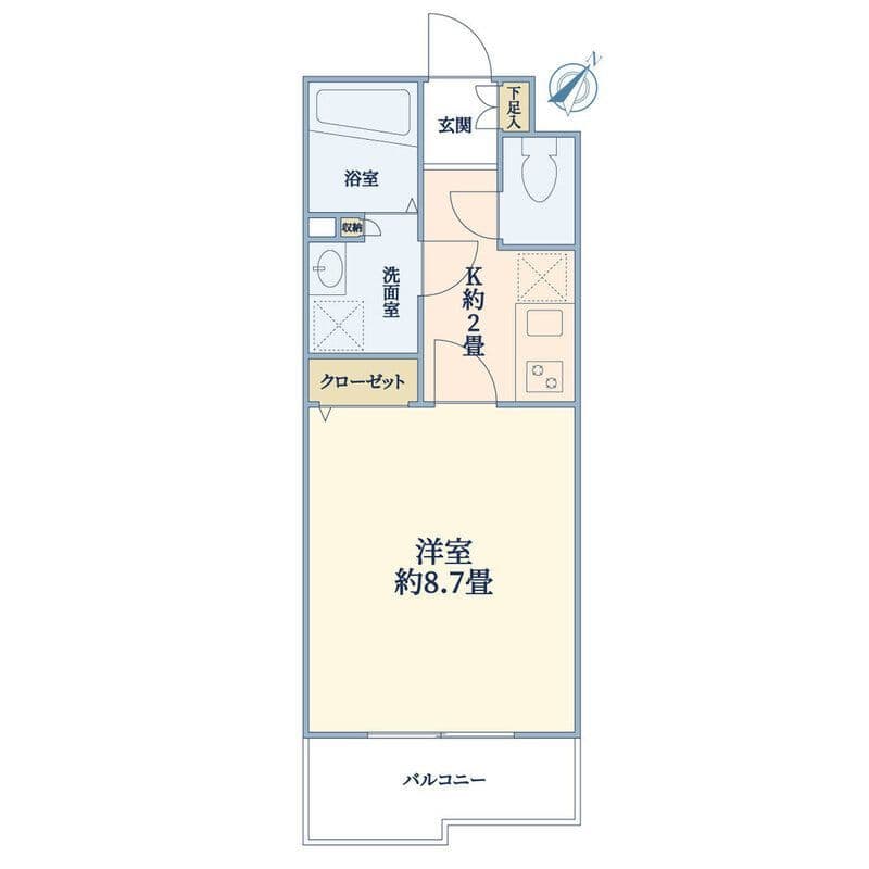 ソフィーナ上馬 307 間取り図