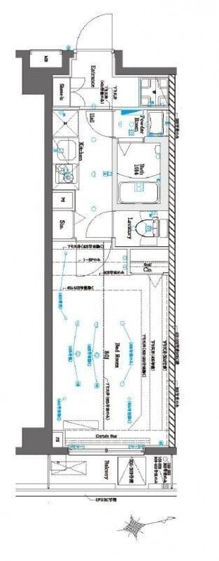 AZEST中板橋 403 間取り図