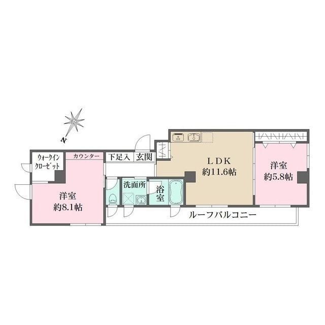 槇の杜 301 間取り図