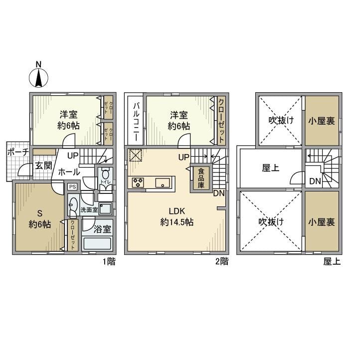綾瀬戸建 0 間取り図