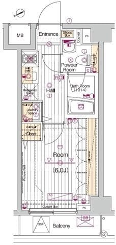 ブライズ西巣鴨 202 間取り図
