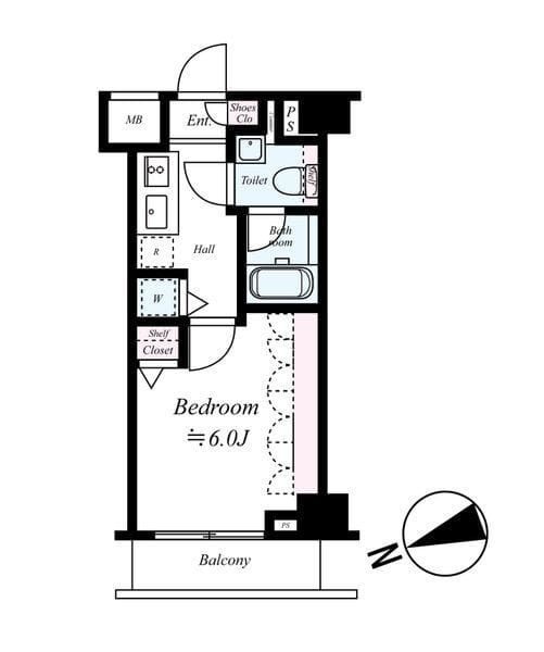 ブライズ西巣鴨 302 間取り図