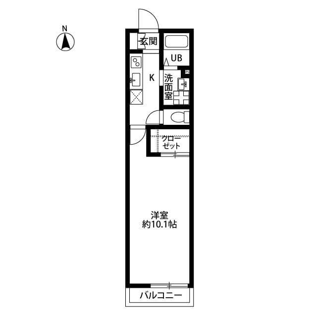 アムール和 204 間取り図