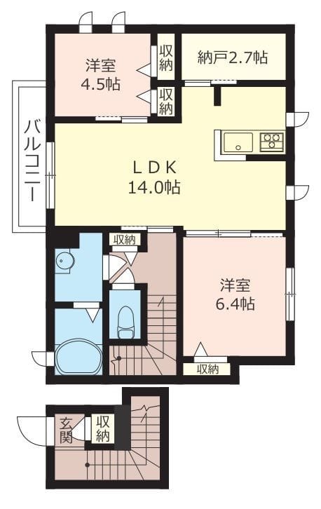 Lレジデンス 203 間取り図