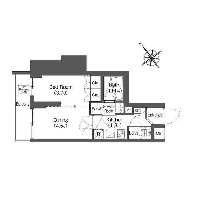 コンフォリア東大井Ⅱ 0205