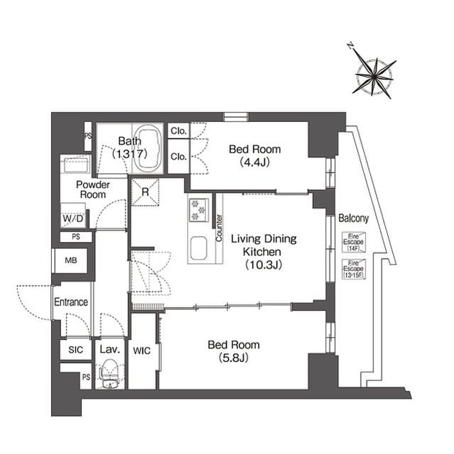 コンフォリア東大井Ⅱ 1301