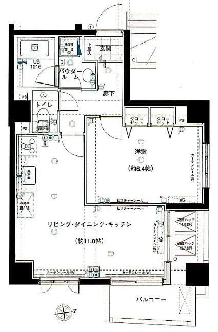 SIN-City中野 703 間取り図
