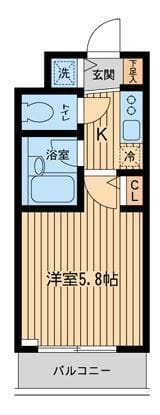ザ・パーククロス市ヶ谷 0311 間取り図