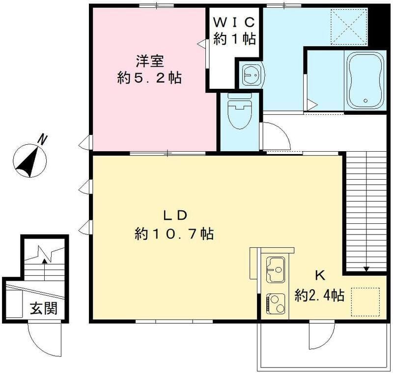 エミール上馬 201 間取り図