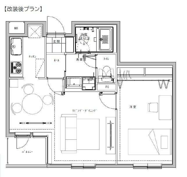 ローレルフラット 0209 間取り図