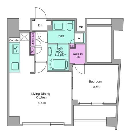 レジディア恵比寿南 0205