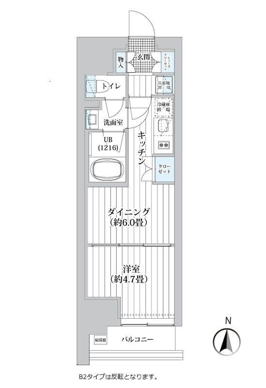 ライオンズフォーシア清澄白河 904 間取り図