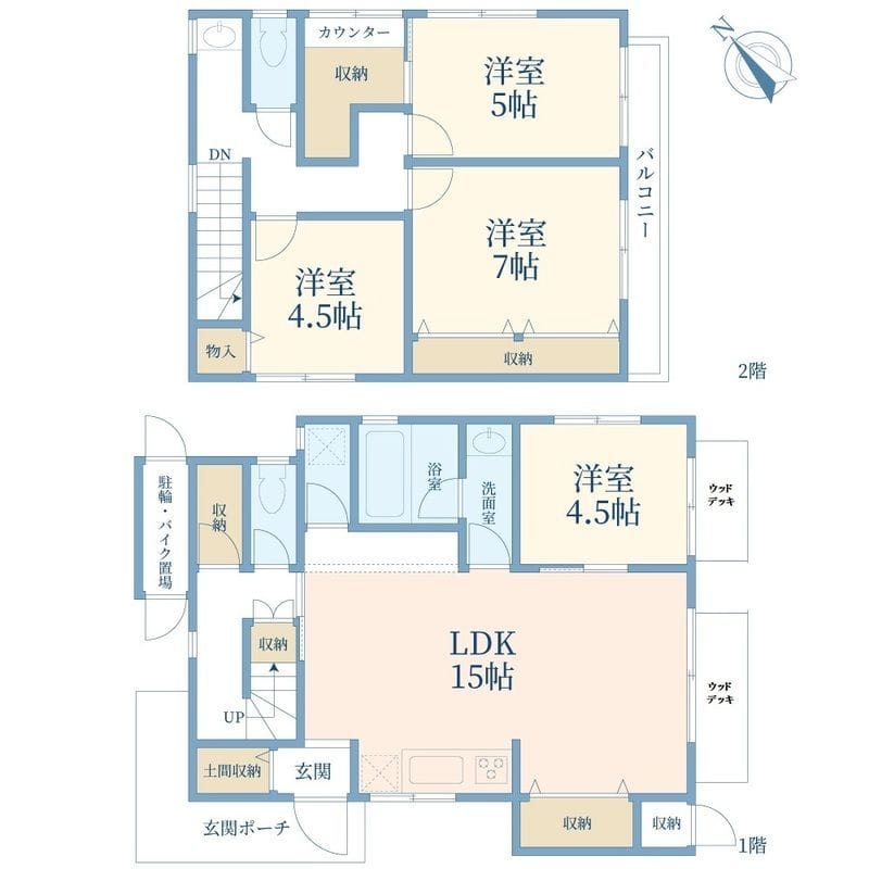 目黒本町1丁目戸建 - 31万円/なし/入力なし 間取り図