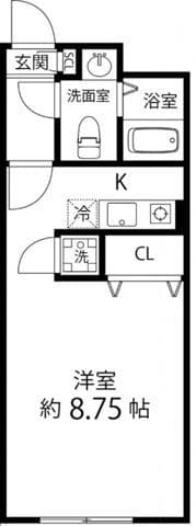 Branche豊島園 203 間取り図