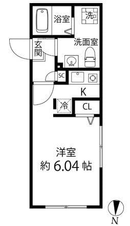 Branche豊島園 301 間取り図