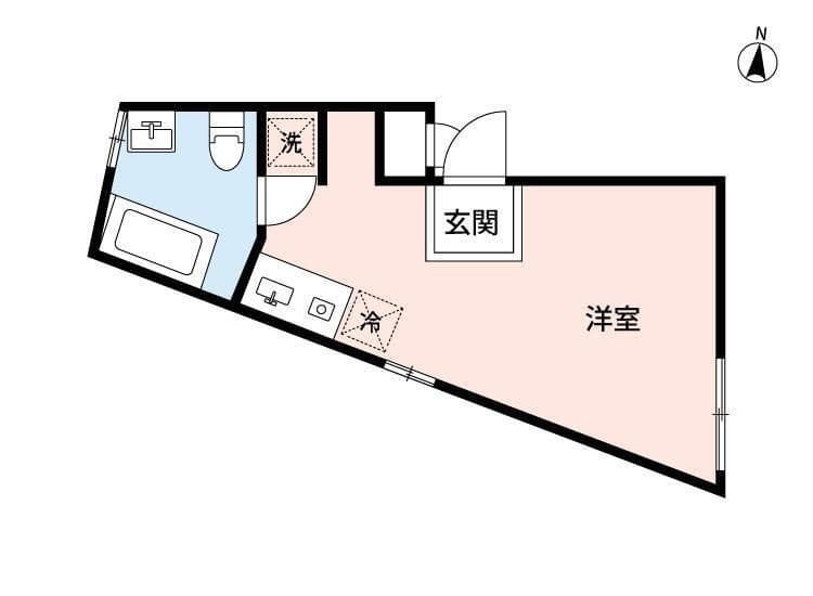 LUXE板橋本町 402 間取り図