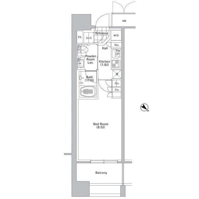 コンフォリア渋谷WEST 0805