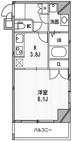 スペーシア高円寺Ⅰ 305 間取り図