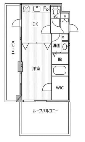 スペーシア高円寺Ⅰ 707 間取り図