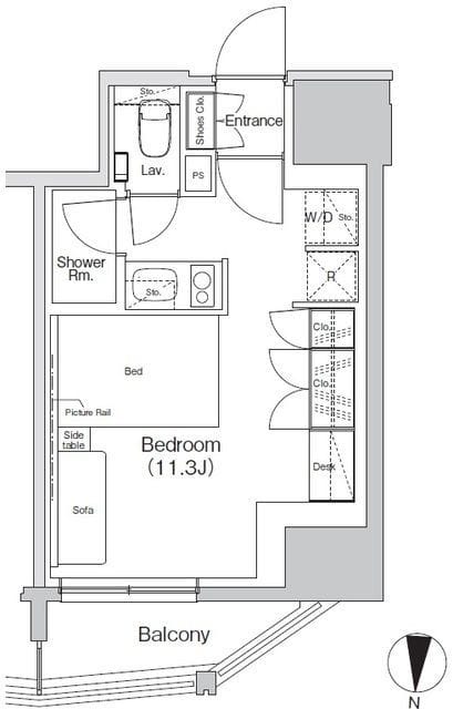 ザ・パークハビオ亀戸 1402