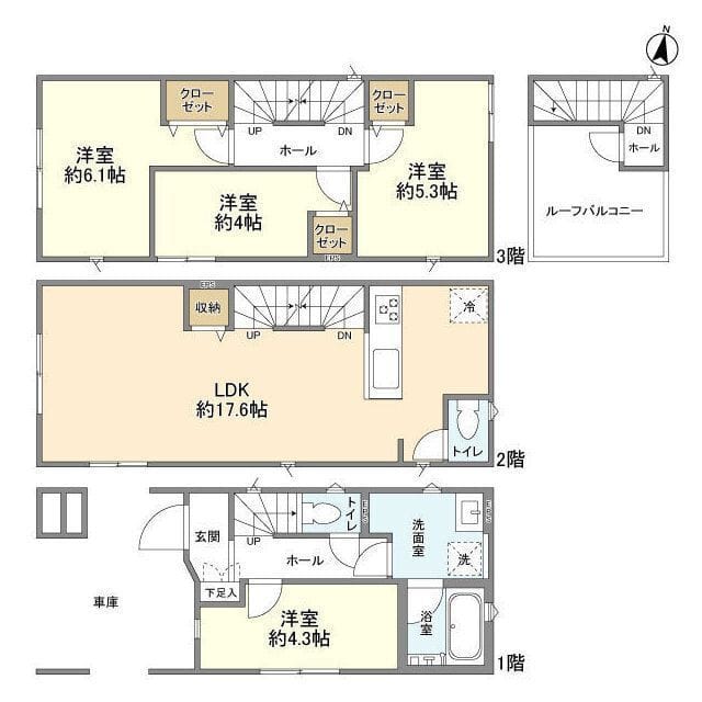 Kolet西川口#21 22.7万円/入力なし/なし 間取り図