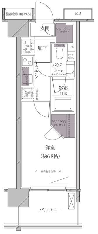 A-standard芝浦 0609 間取り図