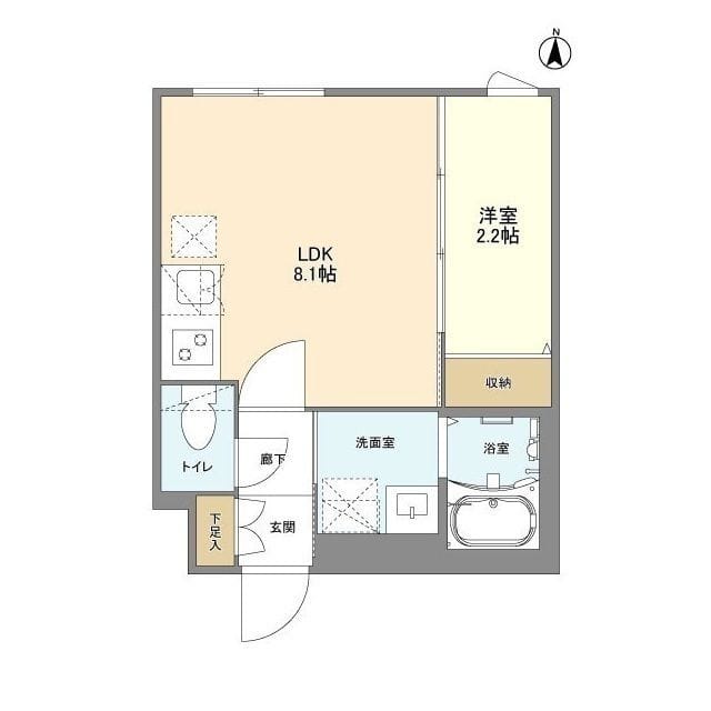 ウェルスクエア八幡山 303 間取り図