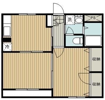 ガーデンスクエア梅島 303 間取り図